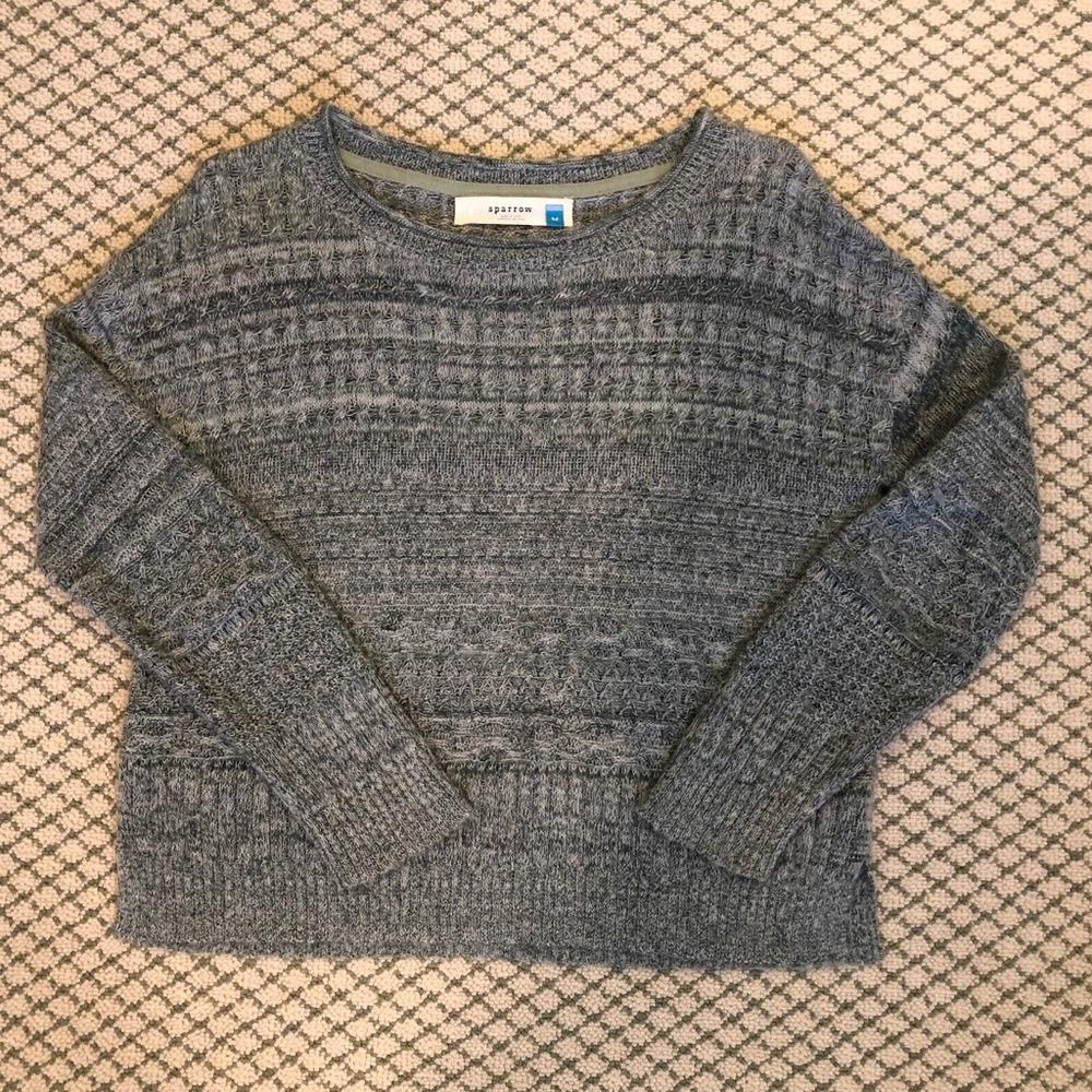 Anthropologie Pretty Green Crew Neck Sweater